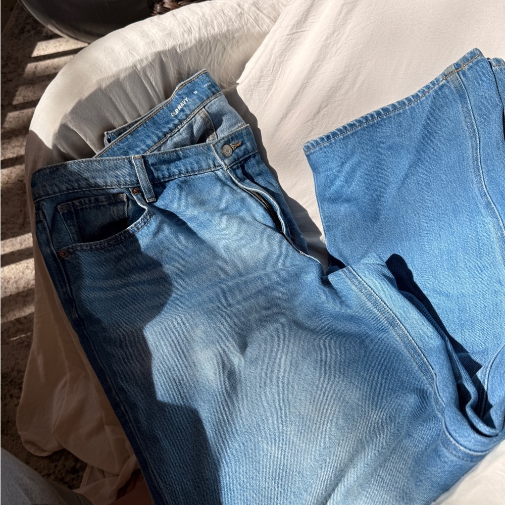 Old Navy High Rise Light Blue Jeans